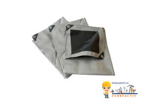 Lona reforzada plateada 5 x 6m