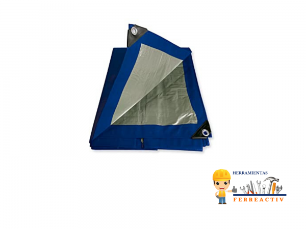 Lona polietileno azul 20 x 40 pies