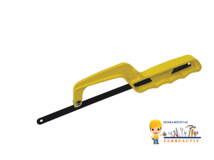 Mini arco de segueta ergonómico de aluminio 12″