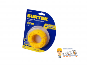 Nailon para desbrozadora 2.4mm x 15 m