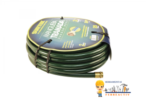 Manguera tramada verde 3/4″  25m
