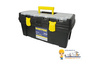 Caja portaherramientas plástica broche plásticos 20″