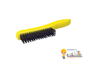 Cepillo alambre 4″ x 16″ con mango