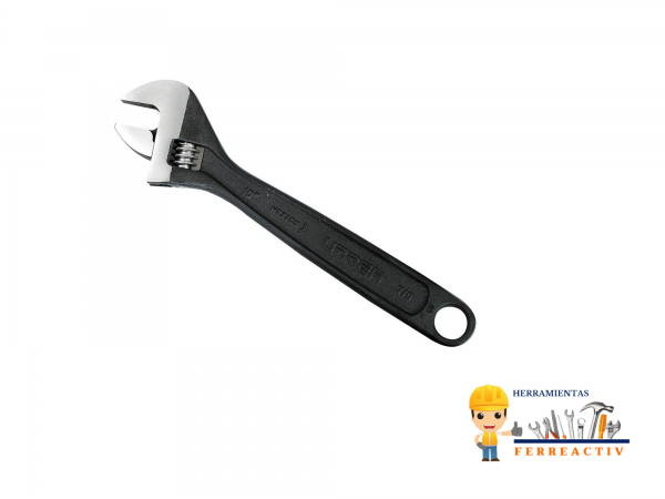 Llave ajustable 4" black