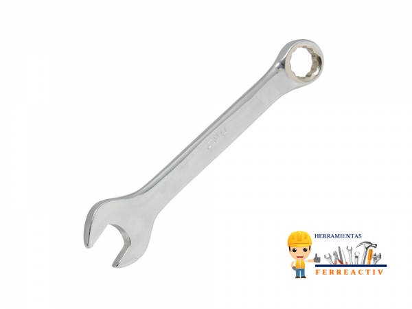 Llave combinada pulido espejo 12 puntas 9mm