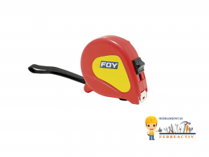 Flexómetro 5m x 3/4″ rojo