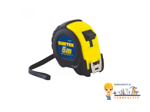 Flexómetro anti-impacto 5m x 1″