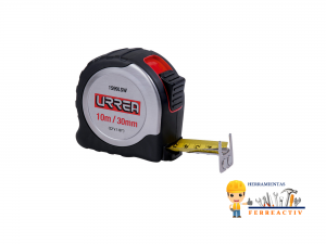 Flexómetro de acero inoxidable10m x 30 mm