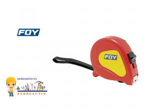 Flexómetro 5m x 3/4″ rojo
