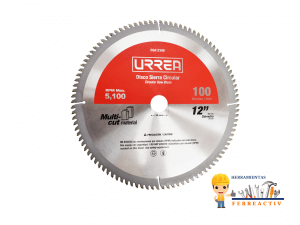 Disco para sierra circular para aluminio 12″ 100 dientes
