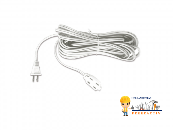 Extensión doméstica blanca 2m