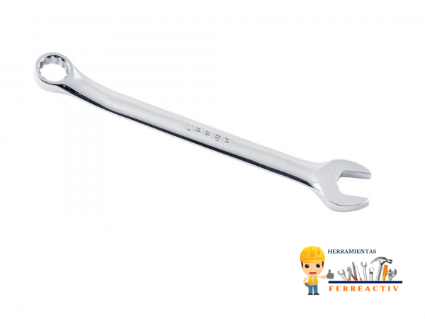 Llave combinadas pulido espejo12 puntas 1-3/8"