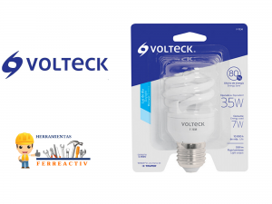 LÁMPARA 5 W, ESPIRAL MINI, LUZ DÍA, T2, EN BLÍSTER, VOLTECK