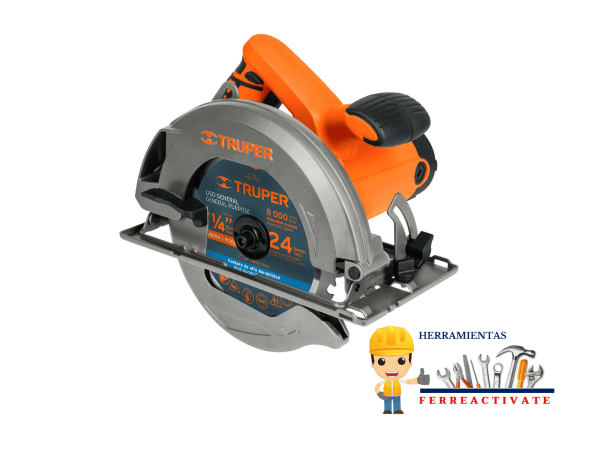SIERRA CIRCULAR, 7-1/4", PROFESIONAL, 1500 W